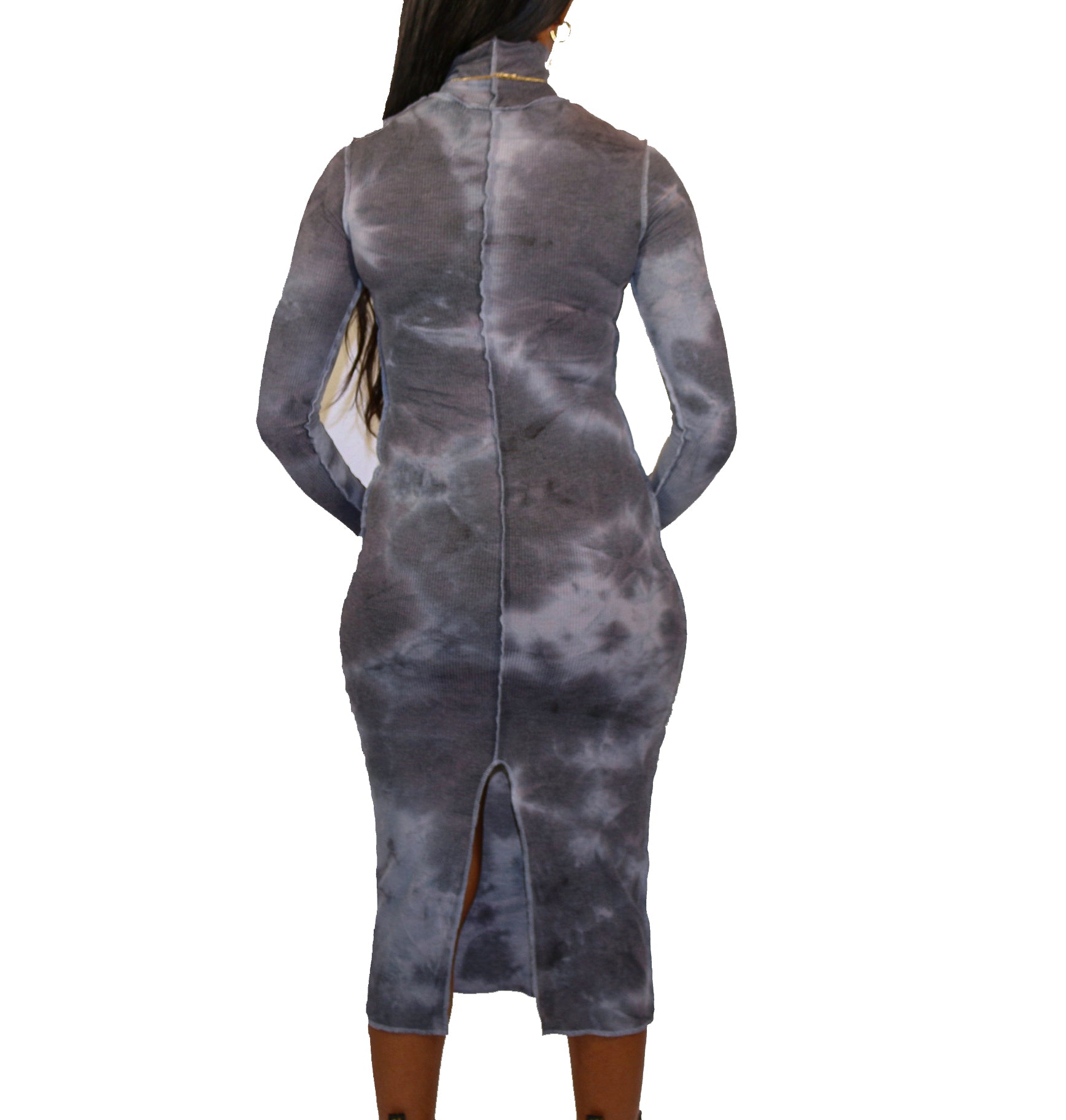 High Frequency Turtleneck Dress – Urban Vain